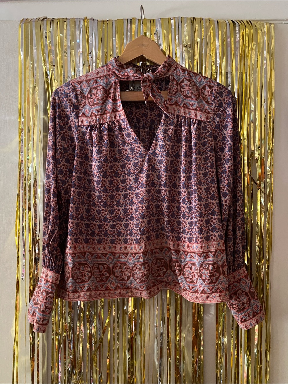 Sea New York Tie-Neck Blouse